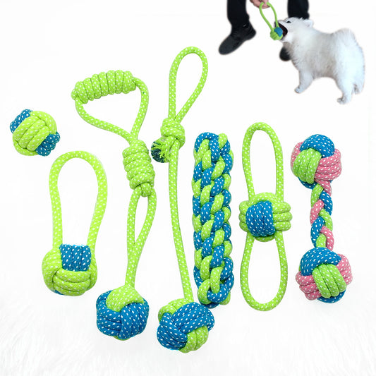 7pcs/lot Dog Pet Toys Pet Puppy Chew Toy Ball