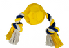 Rubber Soccer Ball Chew Toy with Tug Rope  -- Great for Active Dogs